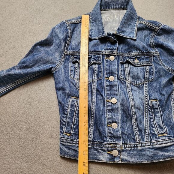 Aritzia Talula Women’s XSmall Denim Jean Jacket XS Extra Small - Picture 11 of 12
